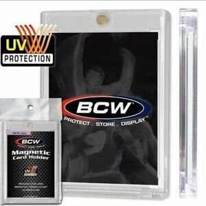 BCW 1-MCH-180 Magnetic Sports/Trading Card Holder 180 Pt. Cards.